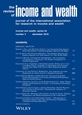 Review of Income and Wealth Review of Income and Wealth
